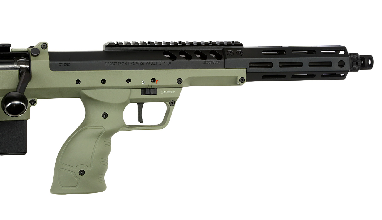 Silverback Desert Tech SRS-A2 / M2 Covert 16 Zoll Pull-Bolt Bullpup Springer 6mm BB oliv Bild 8