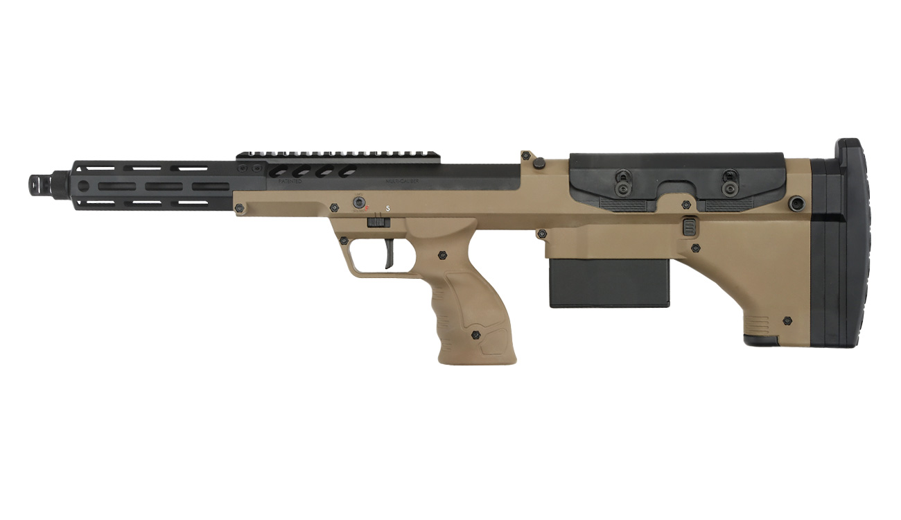 Silverback Desert Tech SRS-A2 / M2 Covert 16 Zoll Pull-Bolt Bullpup Springer 6mm BB Flat Dark Earth Bild 1