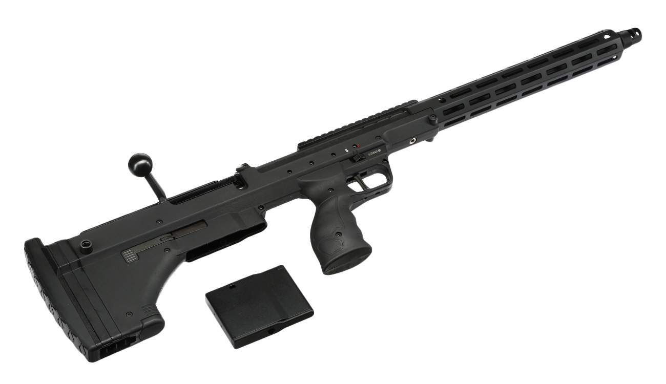 Silverback Desert Tech SRS-A2 / M2 Covert 22 Zoll Pull-Bolt Bullpup Springer 6mm BB schwarz Bild 5