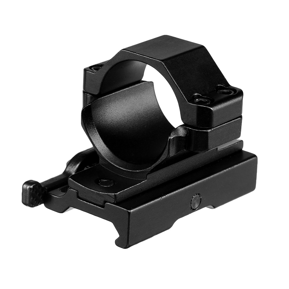 Aim-O 21mm QD-Mount / Halterung f. 30mm Red-Dot Zielgerte schwarz Bild 1