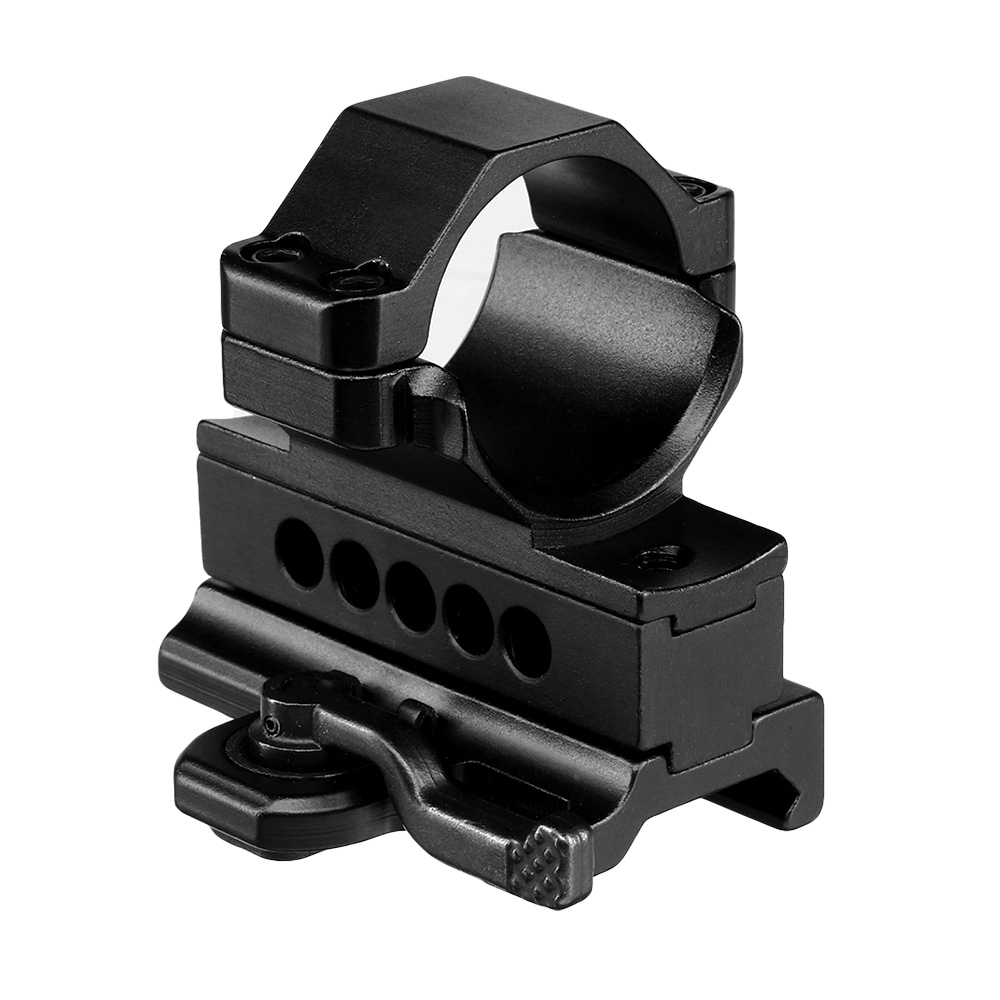 Aim-O 21mm QD-Mount / Halterung f. 30mm Red-Dot Zielgerte schwarz Bild 5