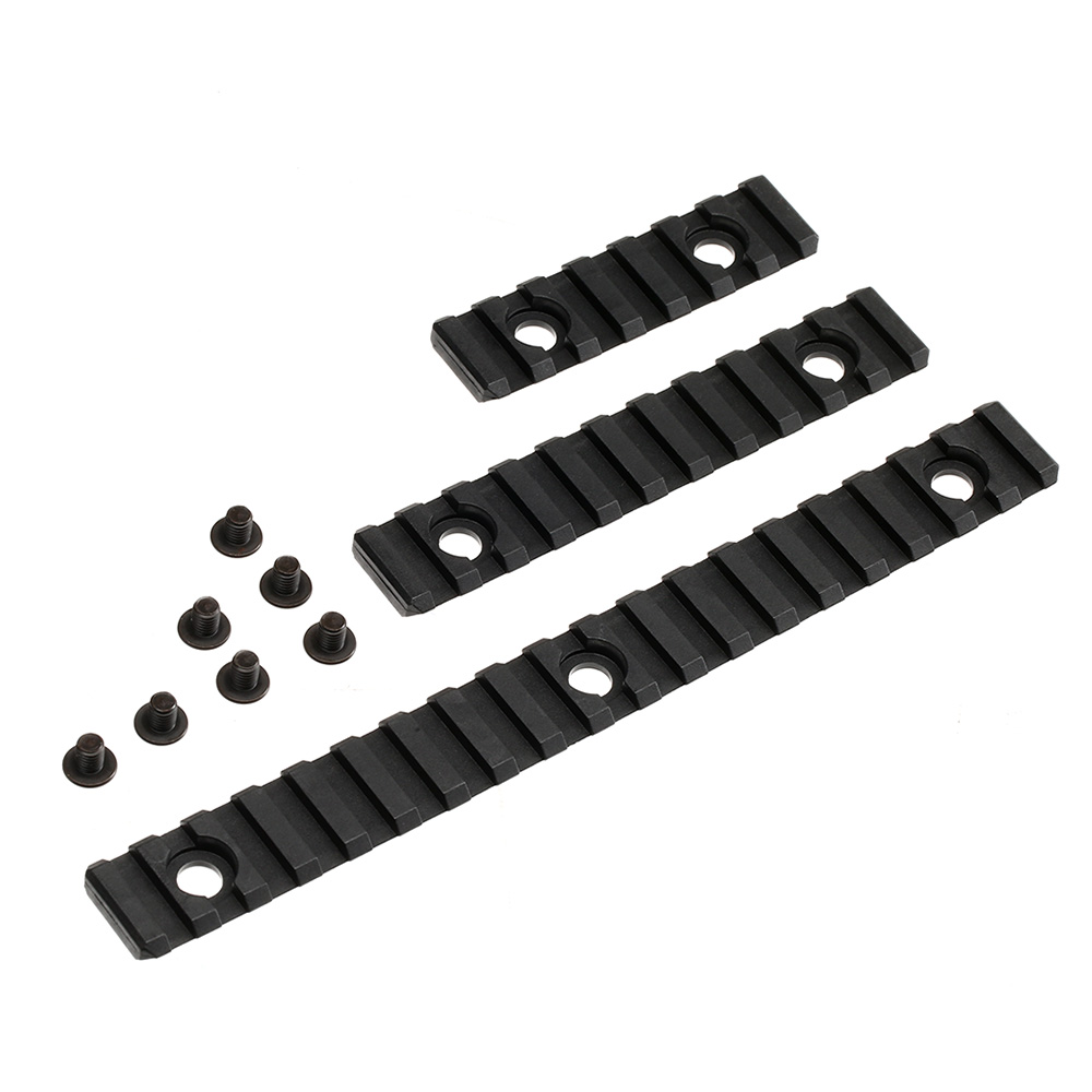 King Arms 21mm Rail Set f. King Arms M-LOK TWS Ver. 2 Handguard schwarz