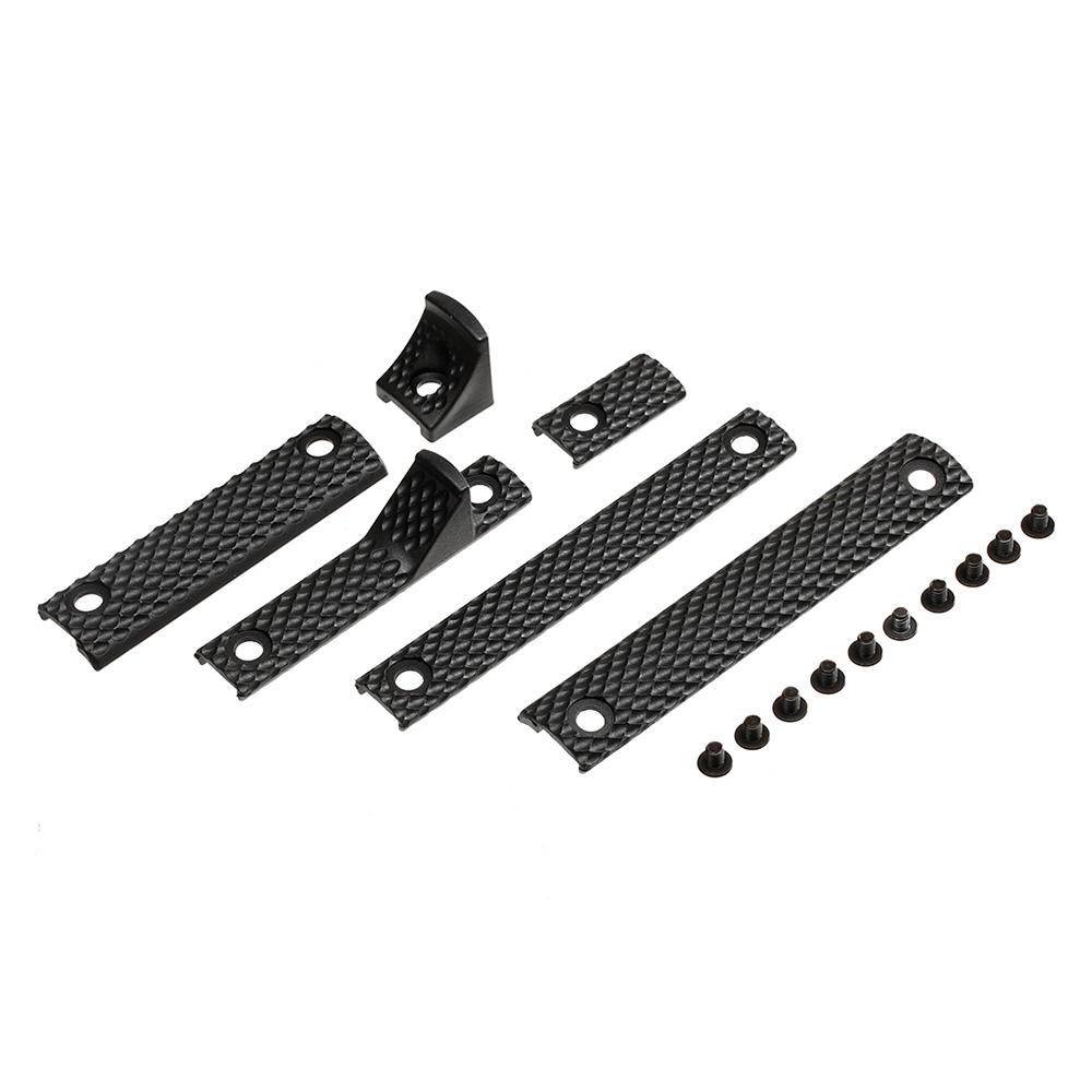 King Arms Rail Cover Set f. King Arms M-LOK TWS Ver. 2 Handguard schwarz