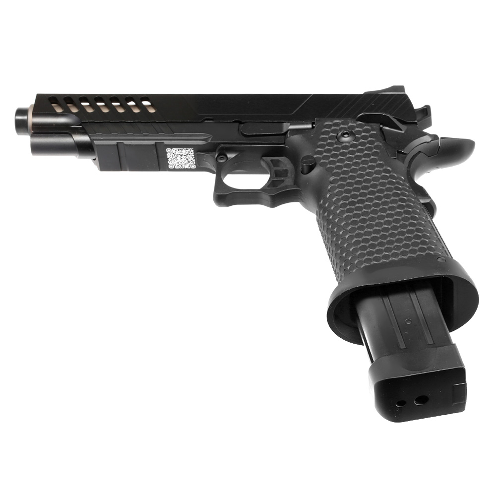 Jag Arms Hi-Capa 5.1 GMX 2.0 Vollmetall GBB 6mm BB schwarz / bronze Bild 5