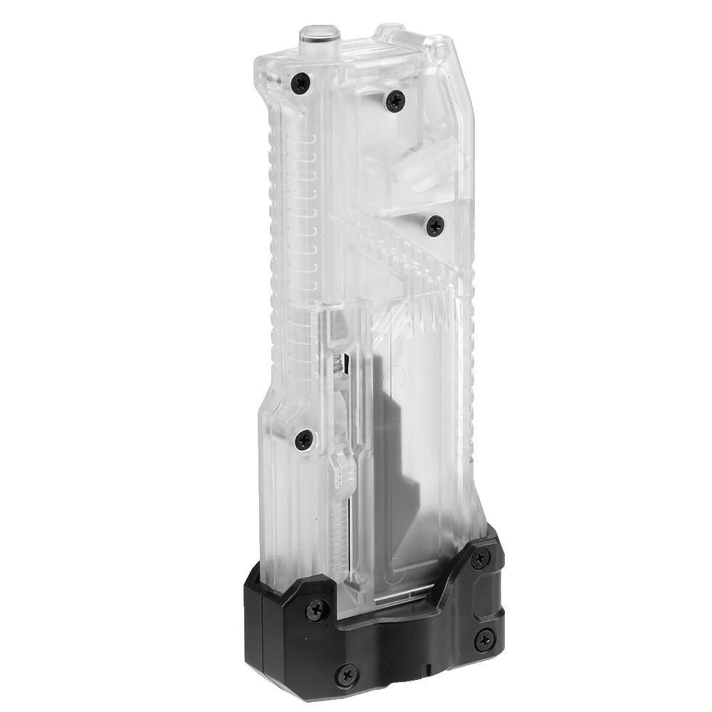 Satellite High Bullet BB Loader Plus Speedloader f. M4 AEG / S-AEG / GBB Magazine transparent Bild 2