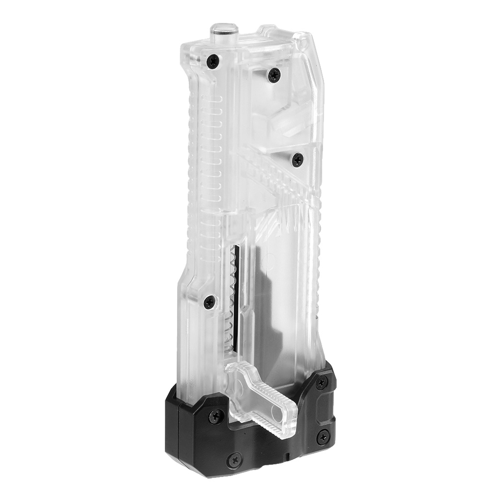 Satellite High Bullet BB Loader Plus Speedloader f. M4 AEG / S-AEG / GBB Magazine transparent Bild 3