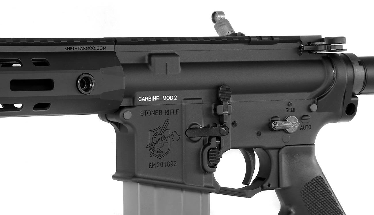 VFC KAC SR-16E3 Carbine MOD2 M-LOK Vollmetall Gas-Blow-Back 6mm BB schwarz Bild 7