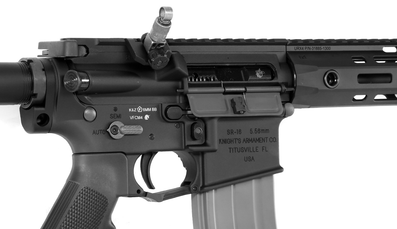 VFC KAC SR-16E3 Carbine MOD2 M-LOK Vollmetall Gas-Blow-Back 6mm BB schwarz Bild 8