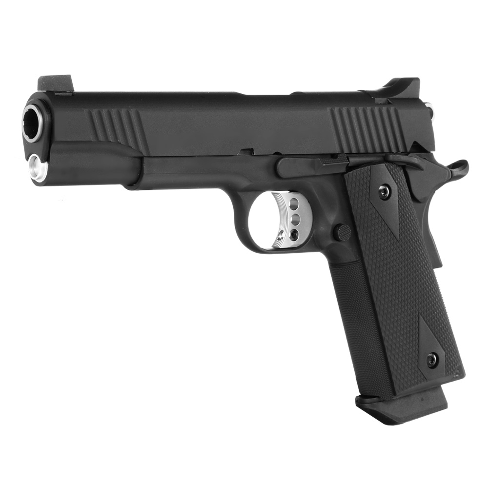 VFC M1911 Tactical Custom Vollmetall GBB 6mm BB schwarz