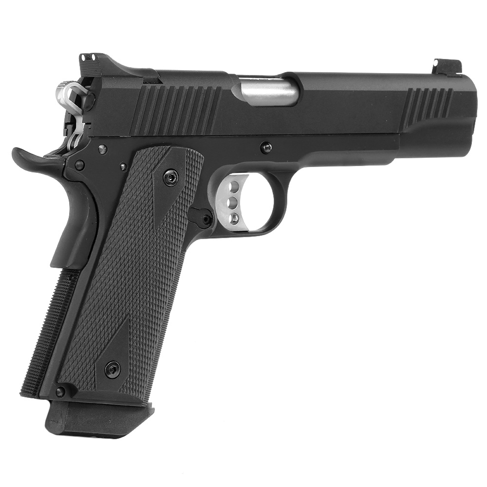 VFC M1911 Tactical Custom Vollmetall GBB 6mm BB schwarz Bild 1