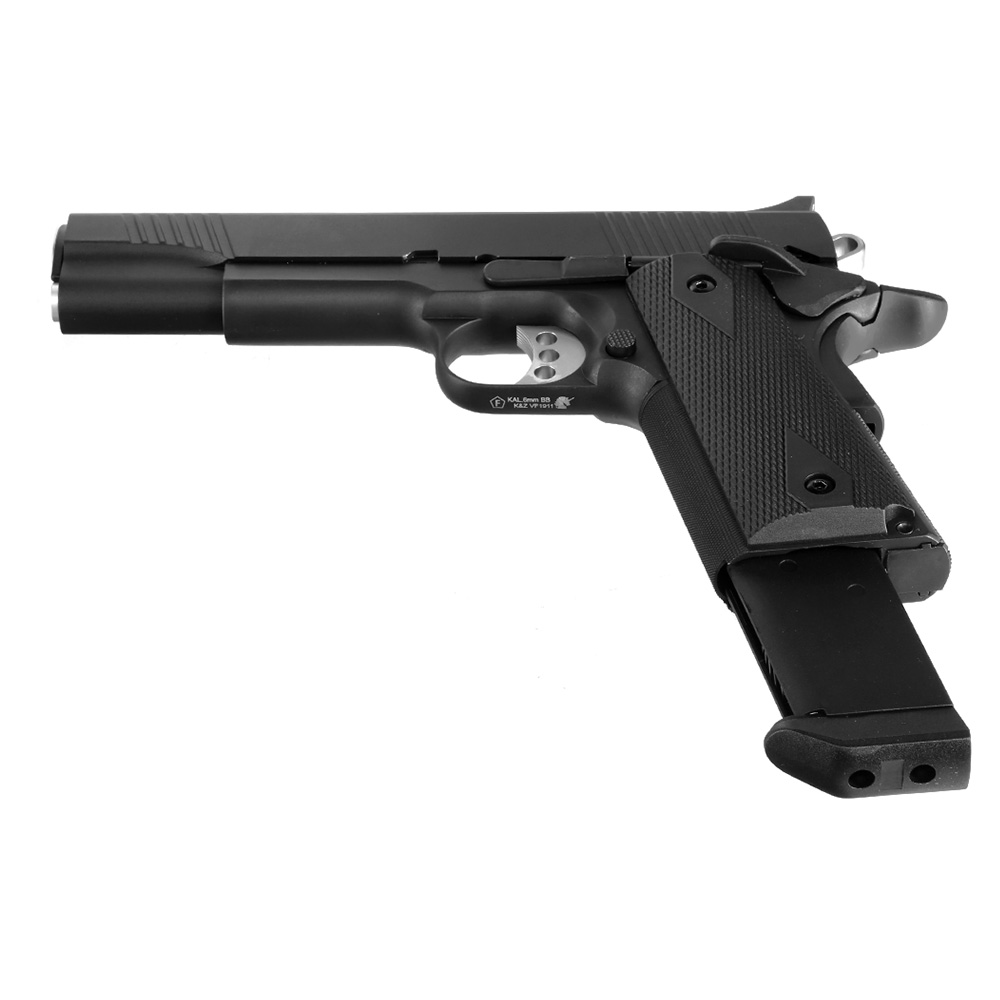 VFC M1911 Tactical Custom Vollmetall GBB 6mm BB schwarz Bild 1
