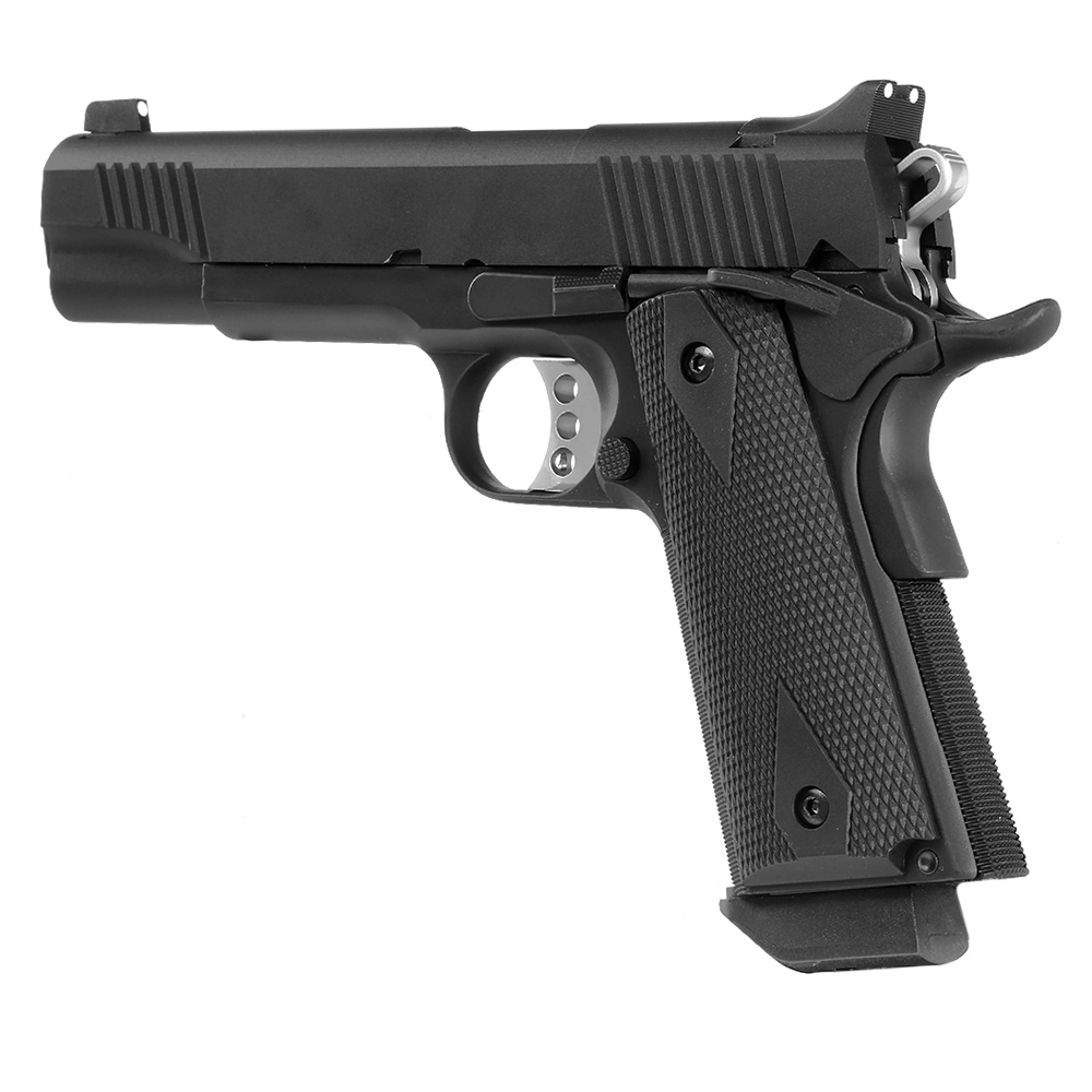 VFC M1911 Tactical Custom Vollmetall GBB 6mm BB schwarz Bild 1