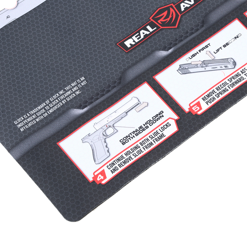 Real Avid Glock Smart Mat - Next-Gen Reinigungsunterlage fr Kurzwaffen Bild 2