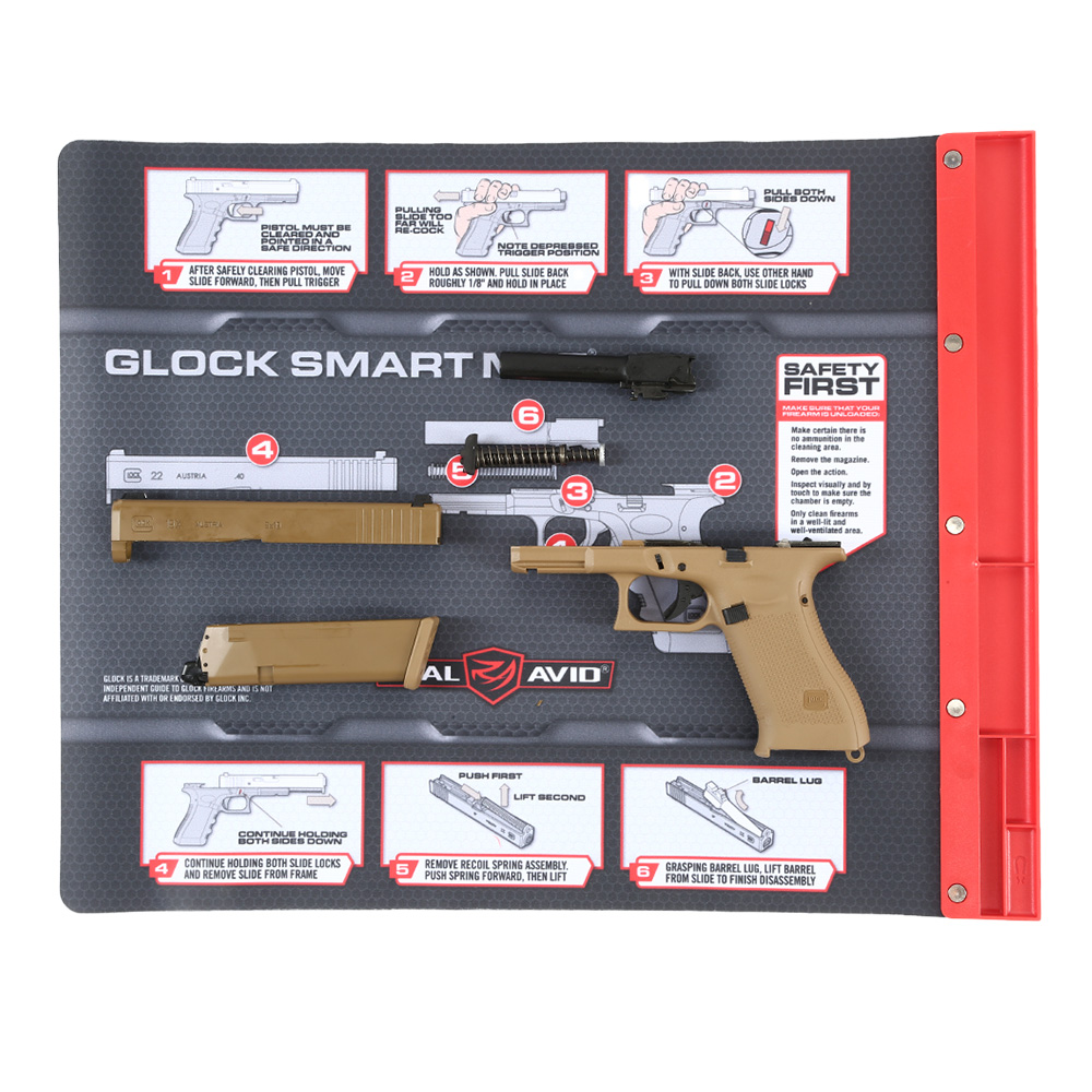 Real Avid Glock Smart Mat - Next-Gen Reinigungsunterlage fr Kurzwaffen Bild 5