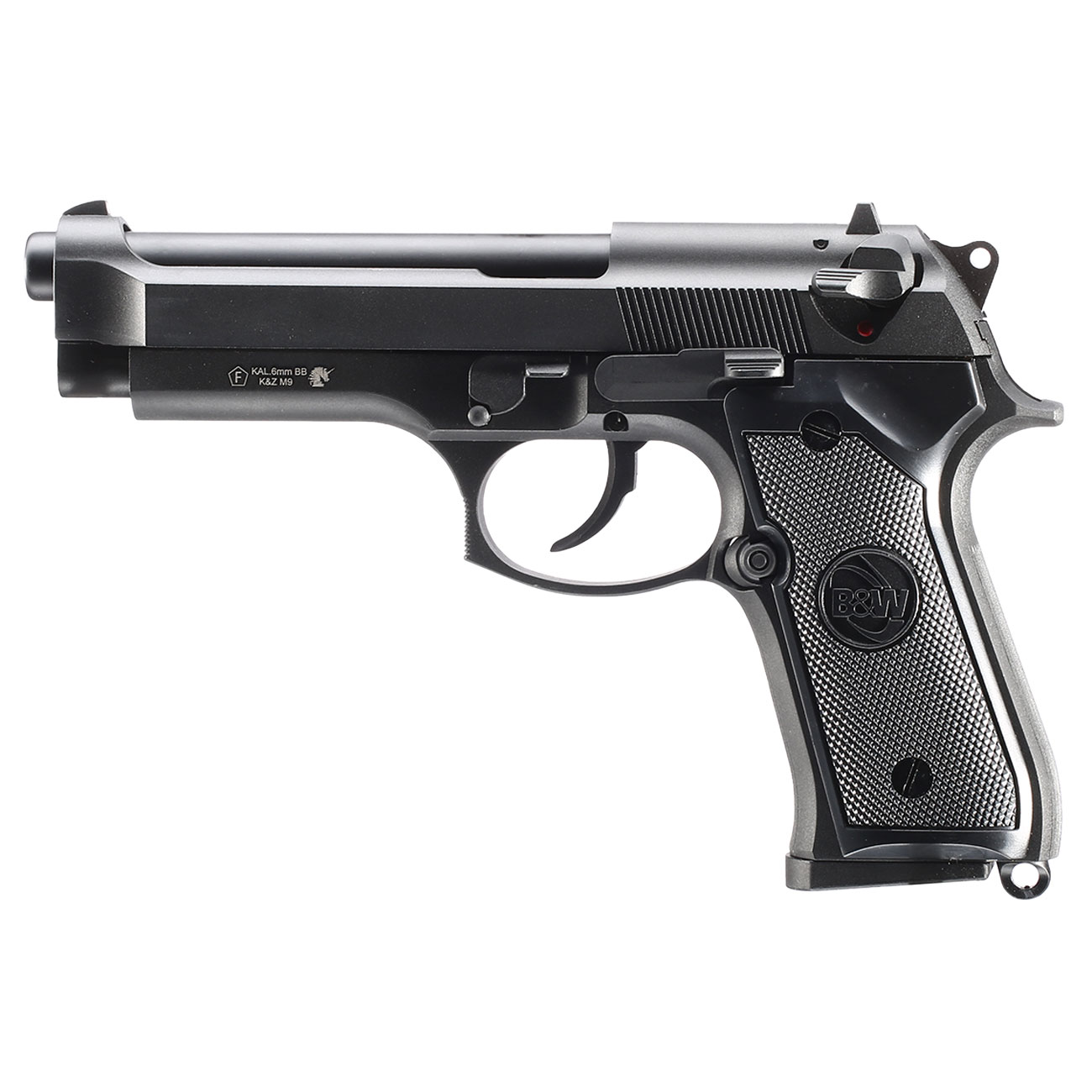 B&W Airsoft M9 Vollmetall GBB 6mm BB schwarz Bild 1