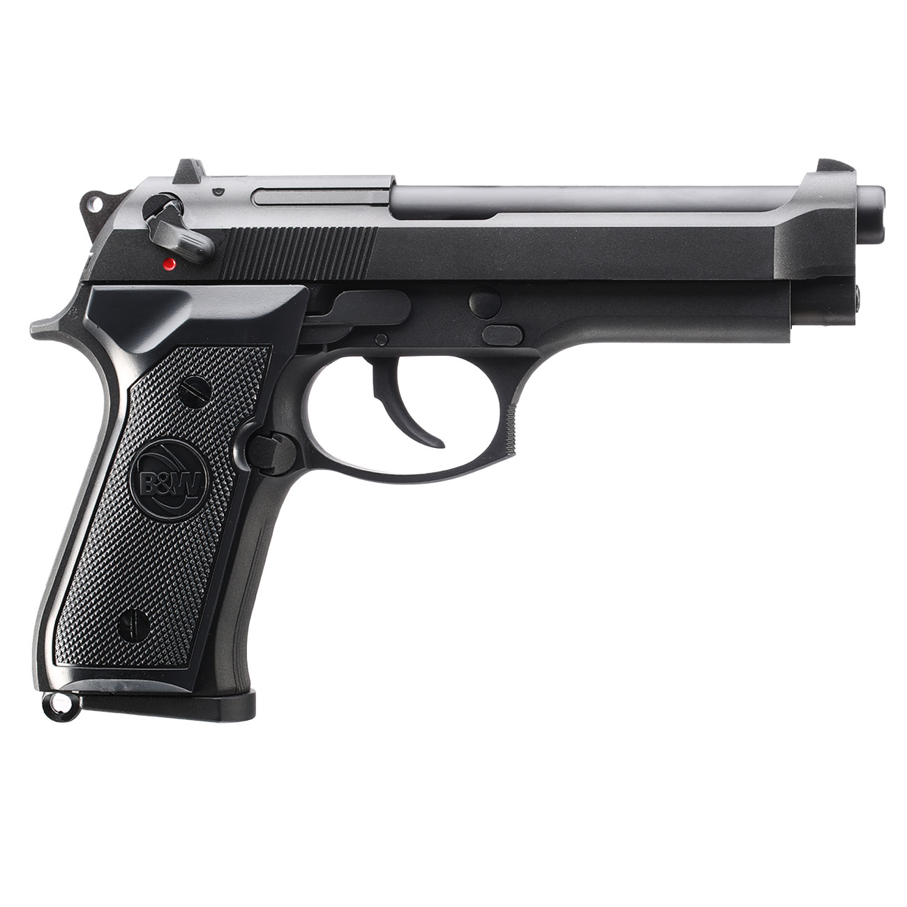 B&W Airsoft M9 Vollmetall GBB 6mm BB schwarz Bild 3