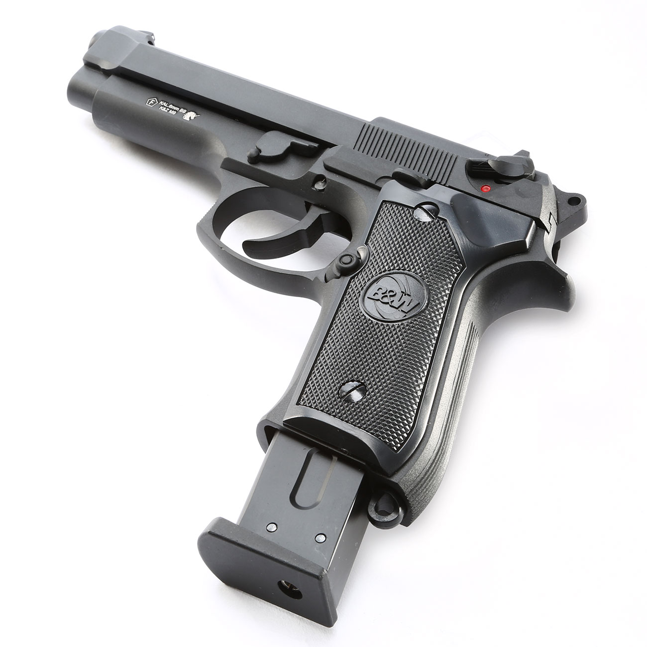 B&W Airsoft M9 Vollmetall GBB 6mm BB schwarz Bild 6