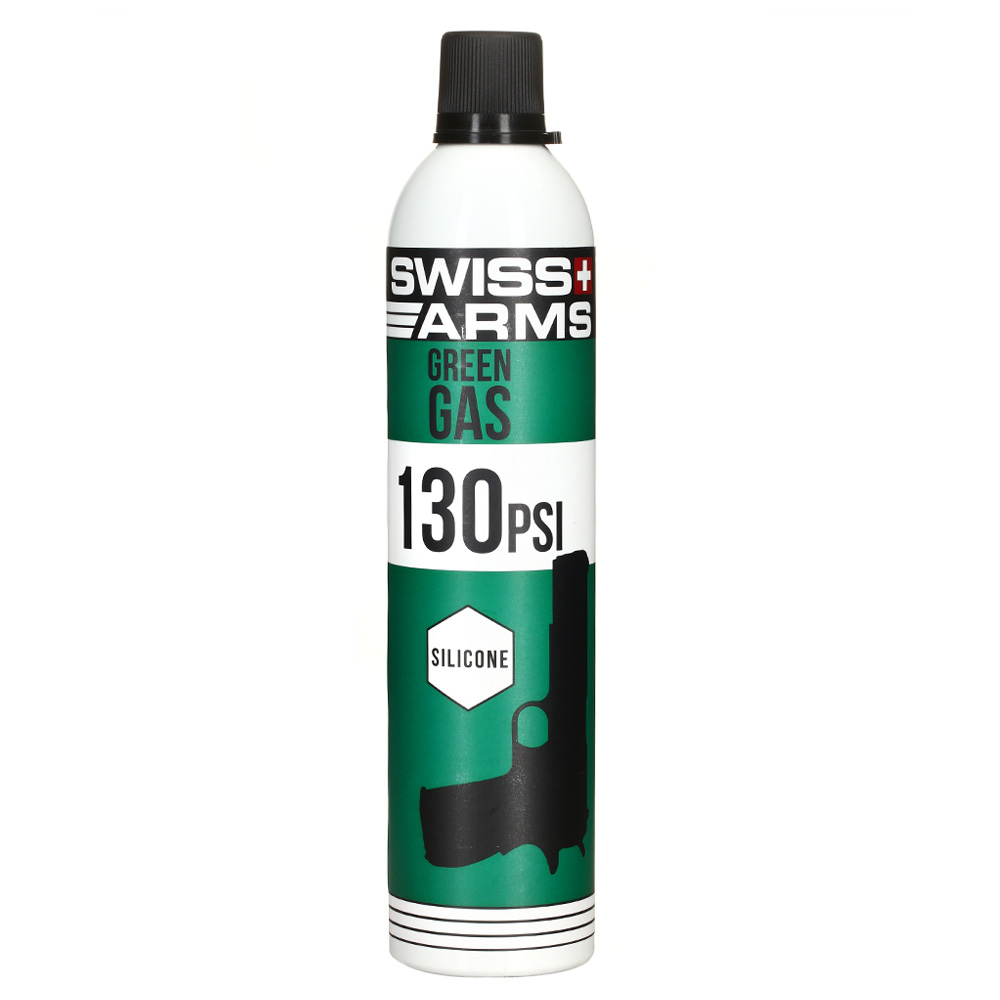 Swiss Arms 130 PSI Performance Green Gas mit Silikonanteil 600ml