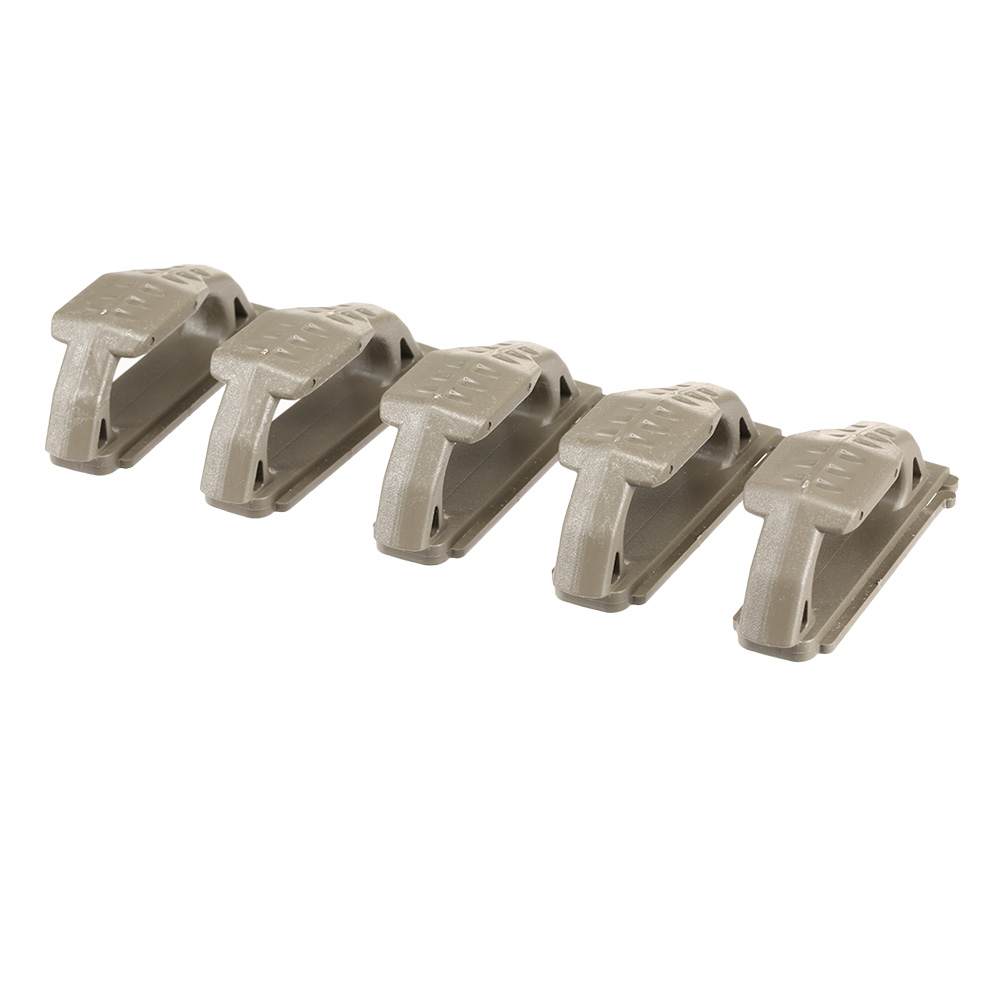 Airsoft Systems Pull Handles f. ASMAG Polymer Magazine tan - 5 Stck