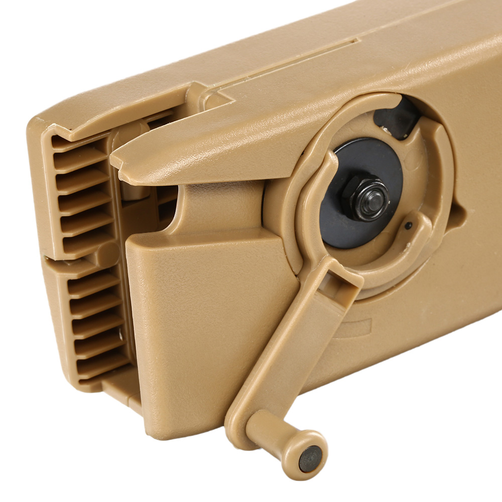 WoSport 1000 Rounds Magazin-Speedloader f. M4 AEG / S-AEG Magazine Desert Tan Bild 5