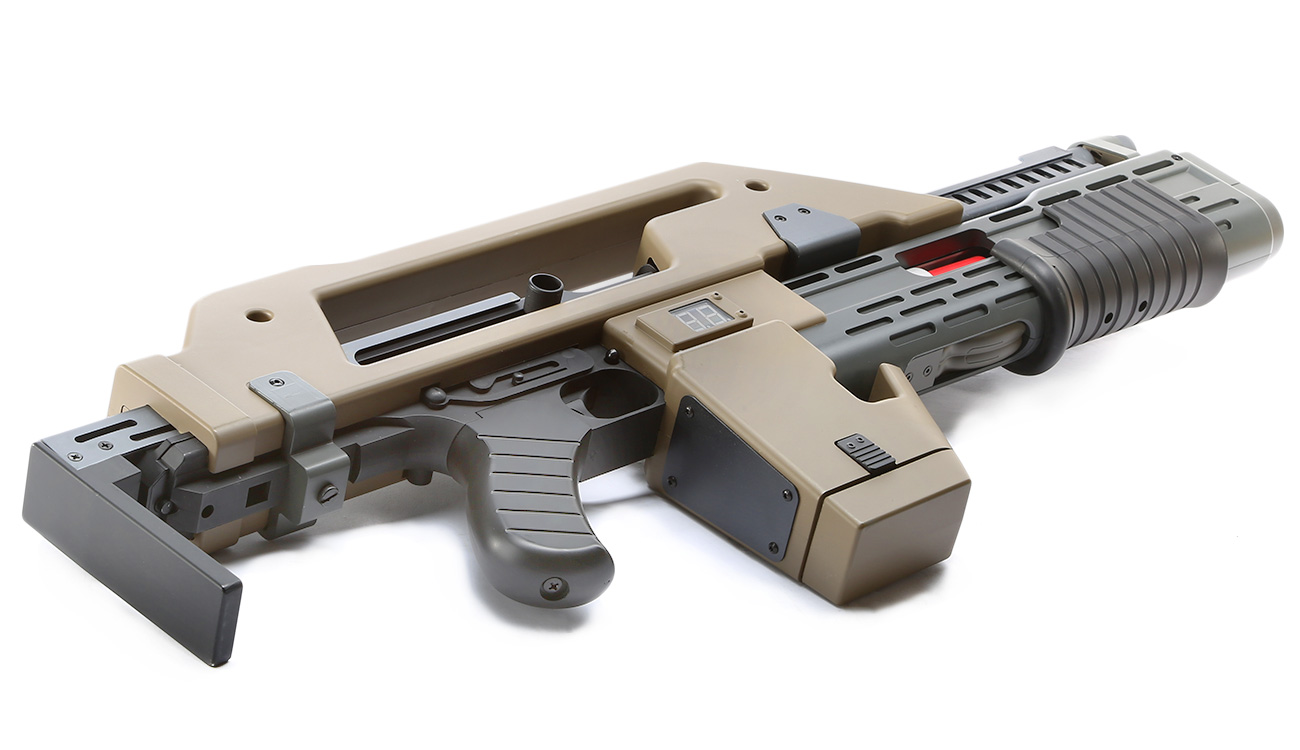 Snow Wolf M41-A Pulse Rifle S-AEG 6mm BB tan Bild 4