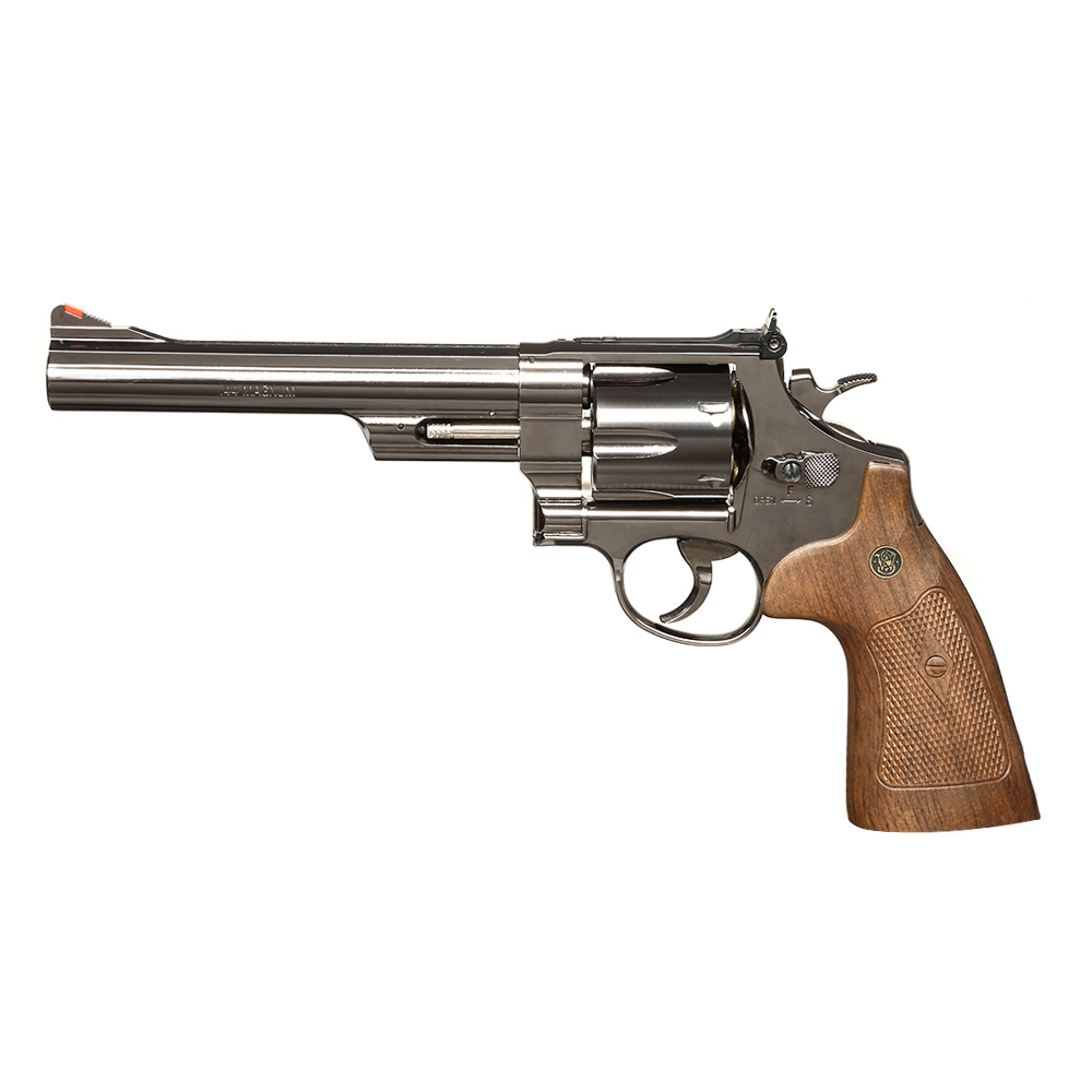 Smith & Wesson Model 29 6,5 Zoll Vollmetall CO2 Revolver 6mm BB Black-Chrome-Finish Bild 1