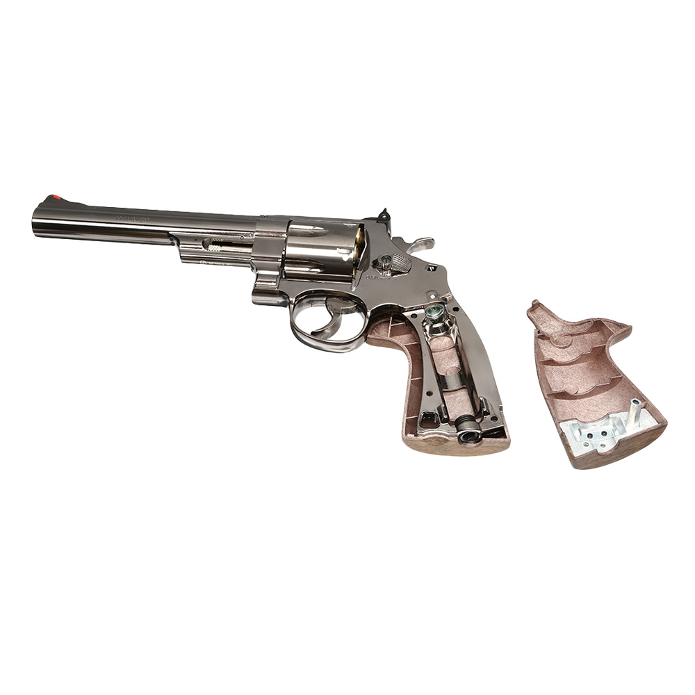 Smith & Wesson Model 29 6,5 Zoll Vollmetall CO2 Revolver 6mm BB Black-Chrome-Finish Bild 6