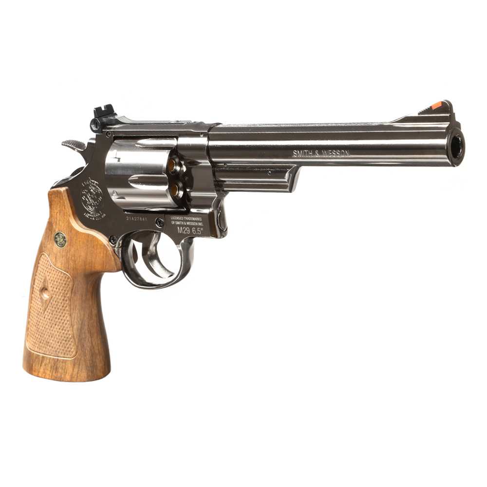 Smith & Wesson Model 29 6,5 Zoll Vollmetall CO2 Revolver 6mm BB Black-Chrome-Finish Bild 7
