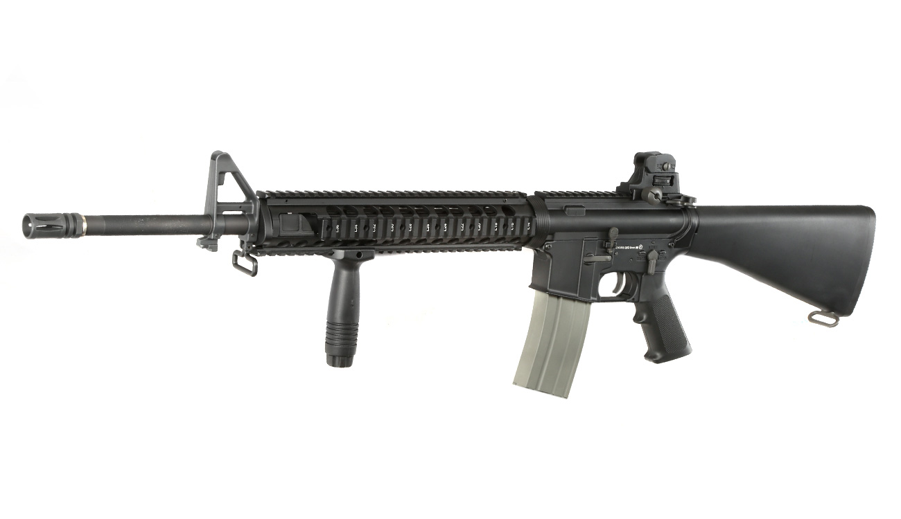 Versandrcklufer Ares M16 RIS Rifle Vollmetall EFC-System S-AEG 6mm BB schwarz