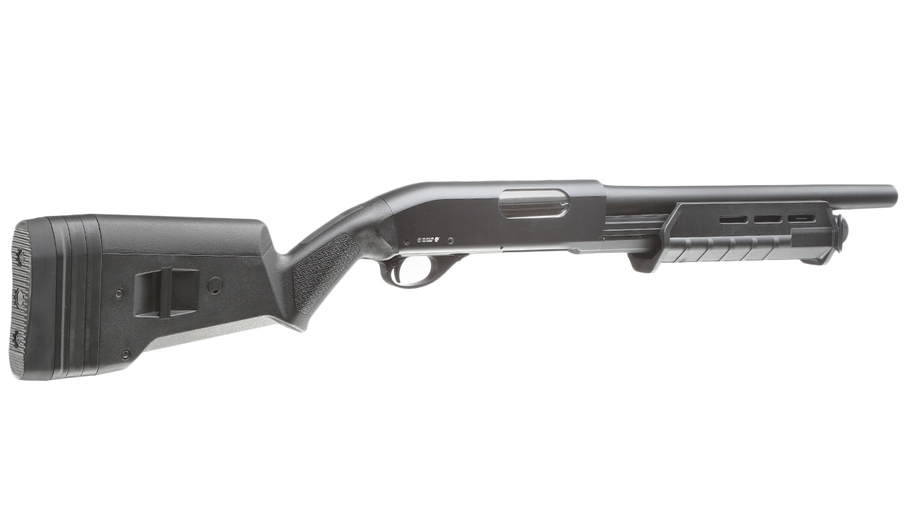Cyma M870 MP-Style Shotgun Medium-Type Tri-Barrel Vollmetall Springer 6mm BB schwarz Bild 1
