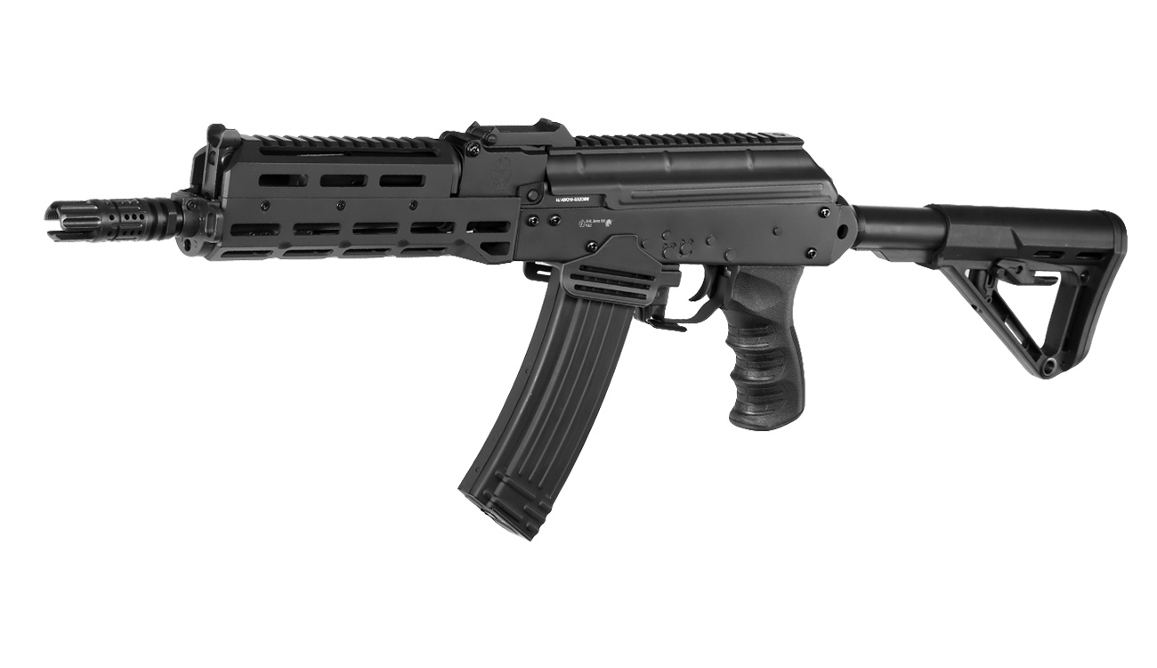 APS AK-74 Ghost Patrol Tactical Vollmetall BlowBack S-AEG 6mm BB schwarz