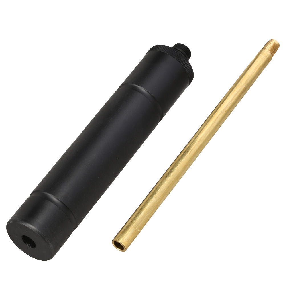 Vorsk Agency Extension Kit inkl. 146mm Silencer mit Innenlauf f. Vorsk M1911 VX-9 GBB schwarz