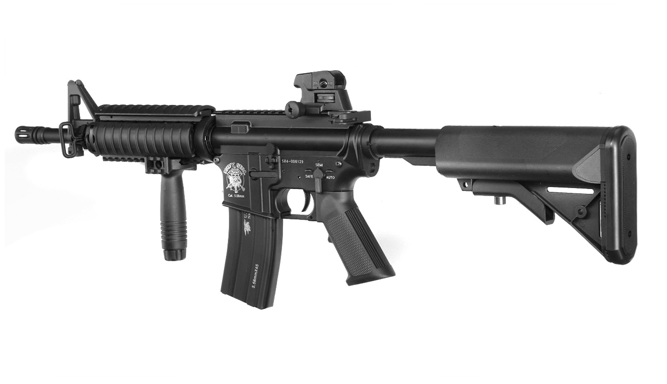 SRC M4 CQB Vollmetall Ace-Line GEN3 S-AEG 6mm BB schwarz Bild 10