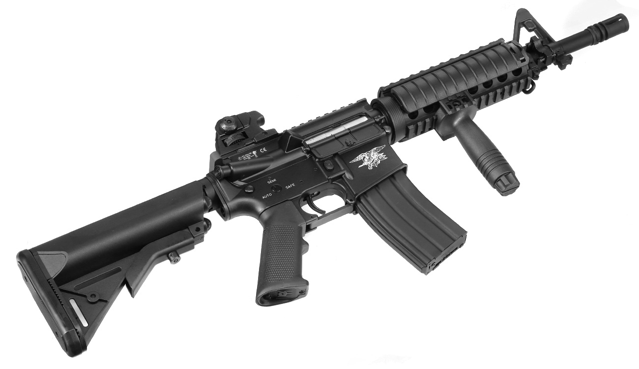 SRC M4 CQB Vollmetall Ace-Line GEN3 S-AEG 6mm BB schwarz Bild 4