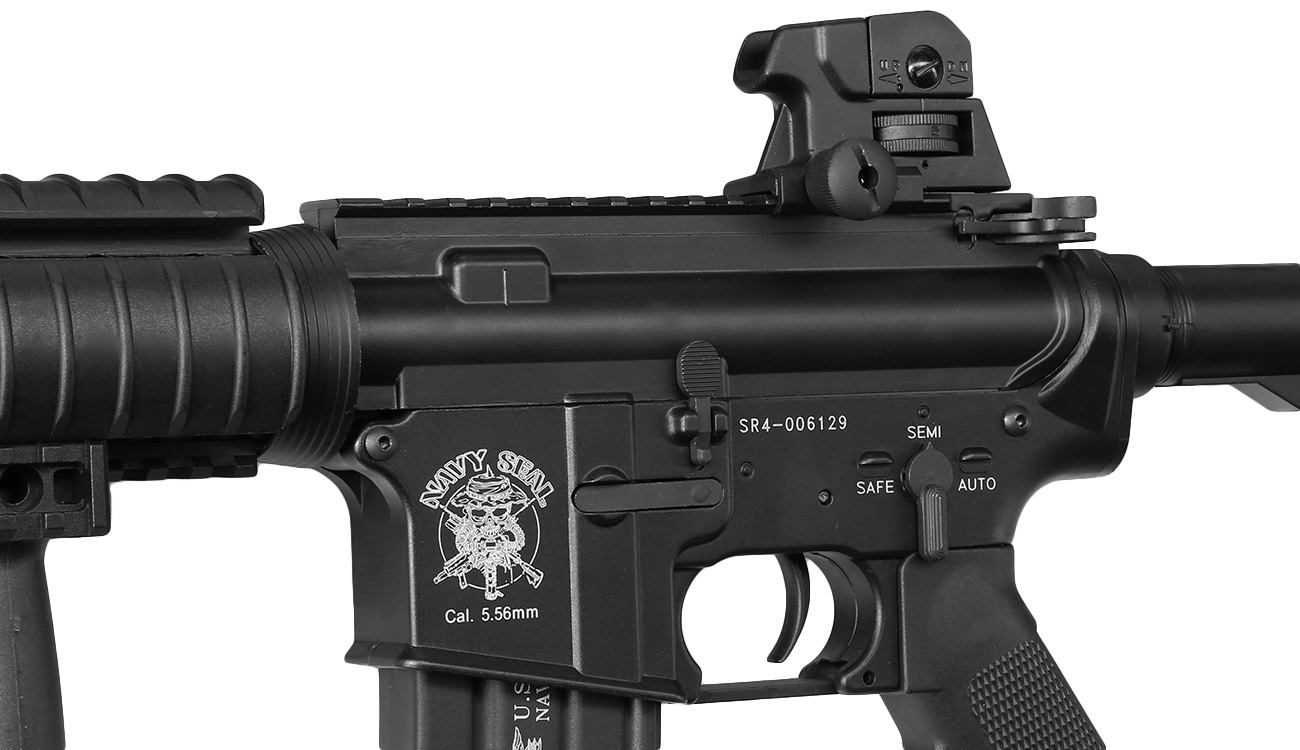 SRC M4 CQB Vollmetall Ace-Line GEN3 S-AEG 6mm BB schwarz Bild 7