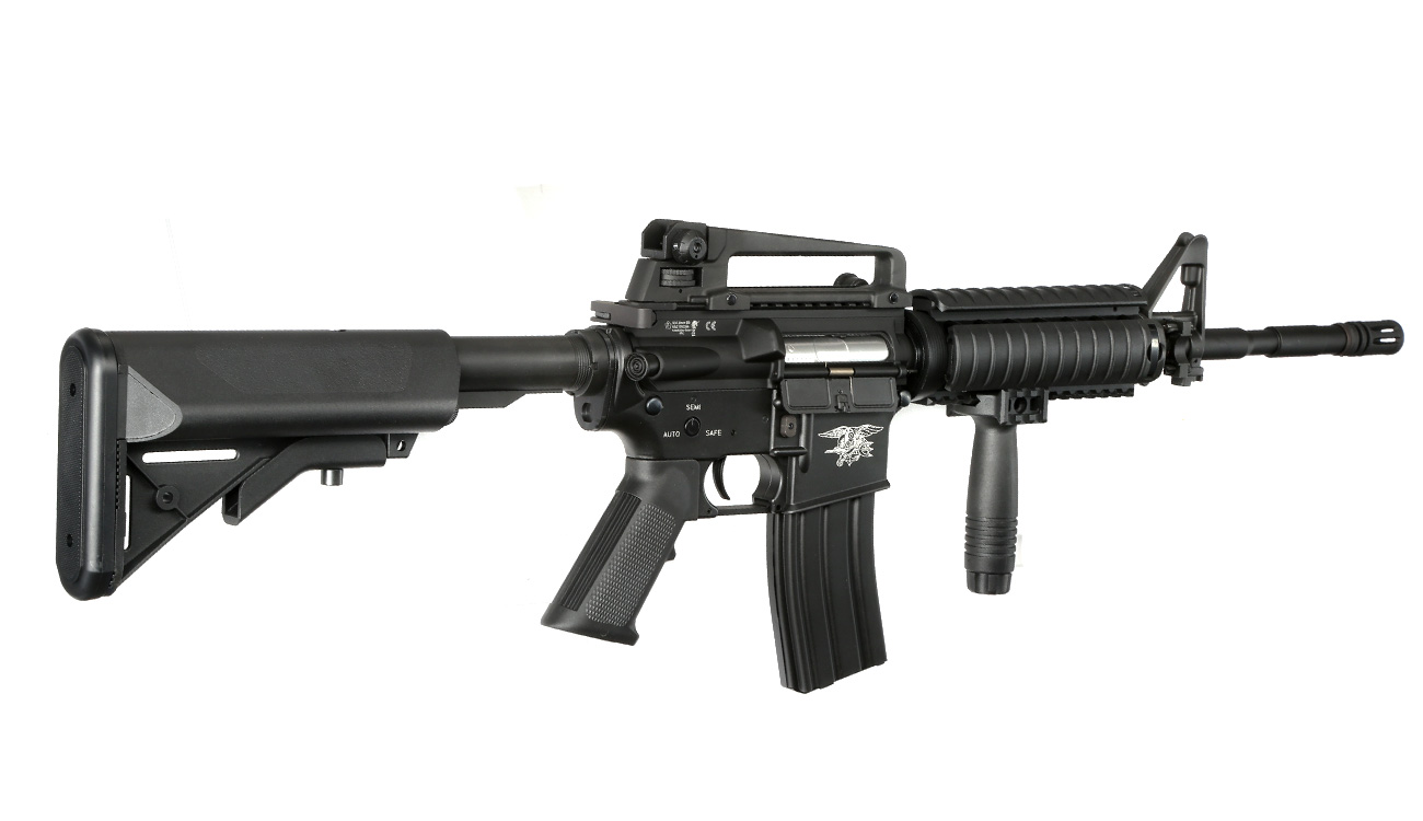 SRC M4A1 RIS Carbine Vollmetall Ace-Line GEN3 S-AEG 6mm BB schwarz Bild 3