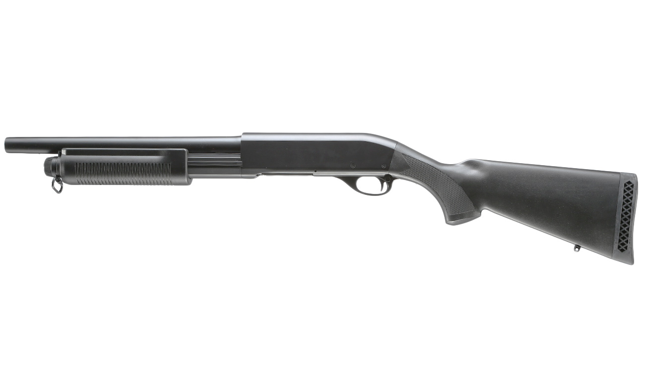 Cyma M870 Sheriff Shotgun Medium-Type Tri-Barrel Vollmetall Springer 6mm BB schwarz Bild 1