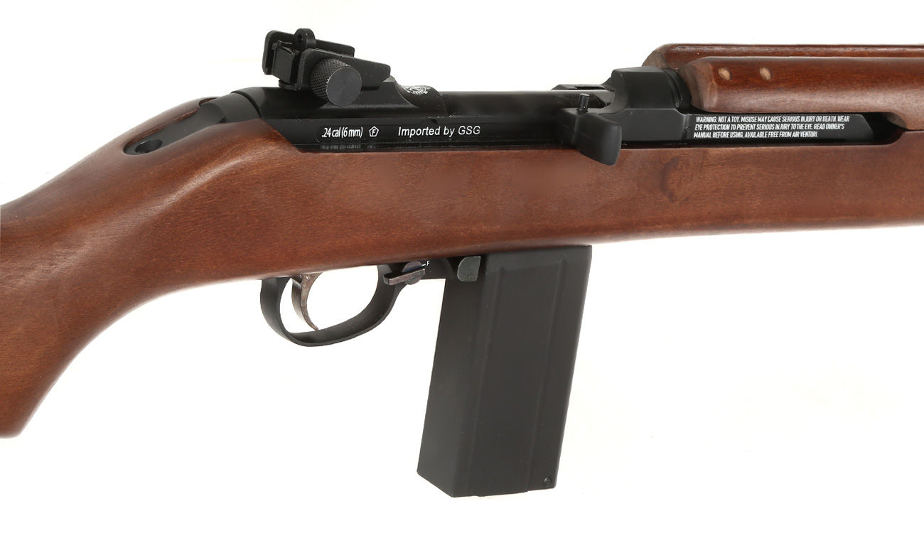 King Arms Springfield Armory M1 Carbine Vollmetall CO2 BlowBack 6mm BB Echtholz-Version Bild 8