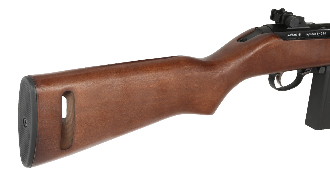 King Arms Springfield Armory M1 Carbine Vollmetall CO2 BlowBack 6mm BB Echtholz-Version Bild 9