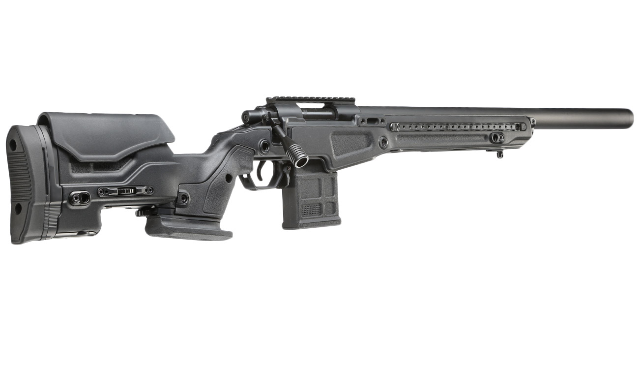 Action Army AAC T10 Bolt Action Snipergewehr Springer 6mm BB schwarz Bild 1