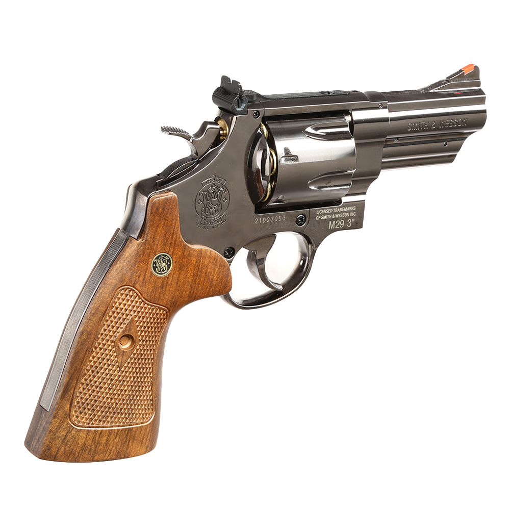 Smith & Wesson Model 29 3 Zoll Vollmetall CO2 Revolver 6mm BB Black-Chrome-Finish Bild 3