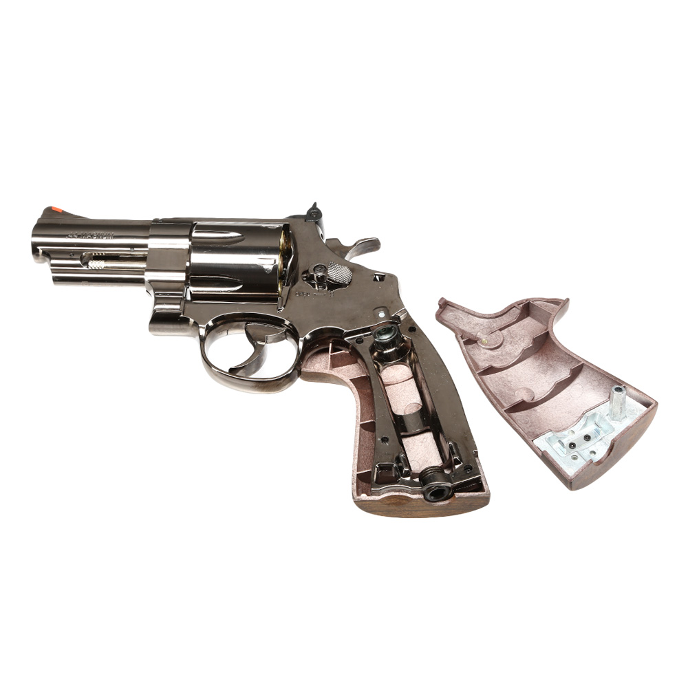 Smith & Wesson Model 29 3 Zoll Vollmetall CO2 Revolver 6mm BB Black-Chrome-Finish Bild 6