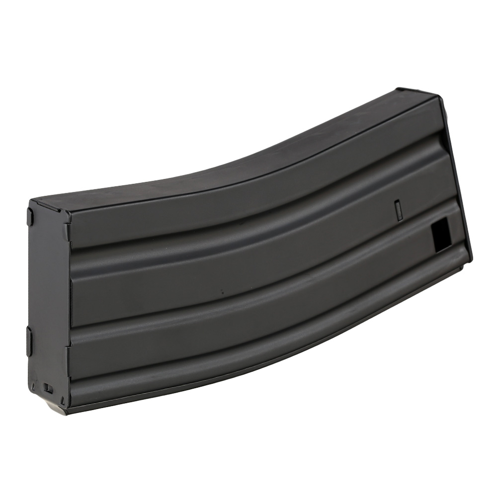 Double Bell M4 / M16 Stahlblech-Magazin Low-Cap 60 Schuss schwarz Bild 1