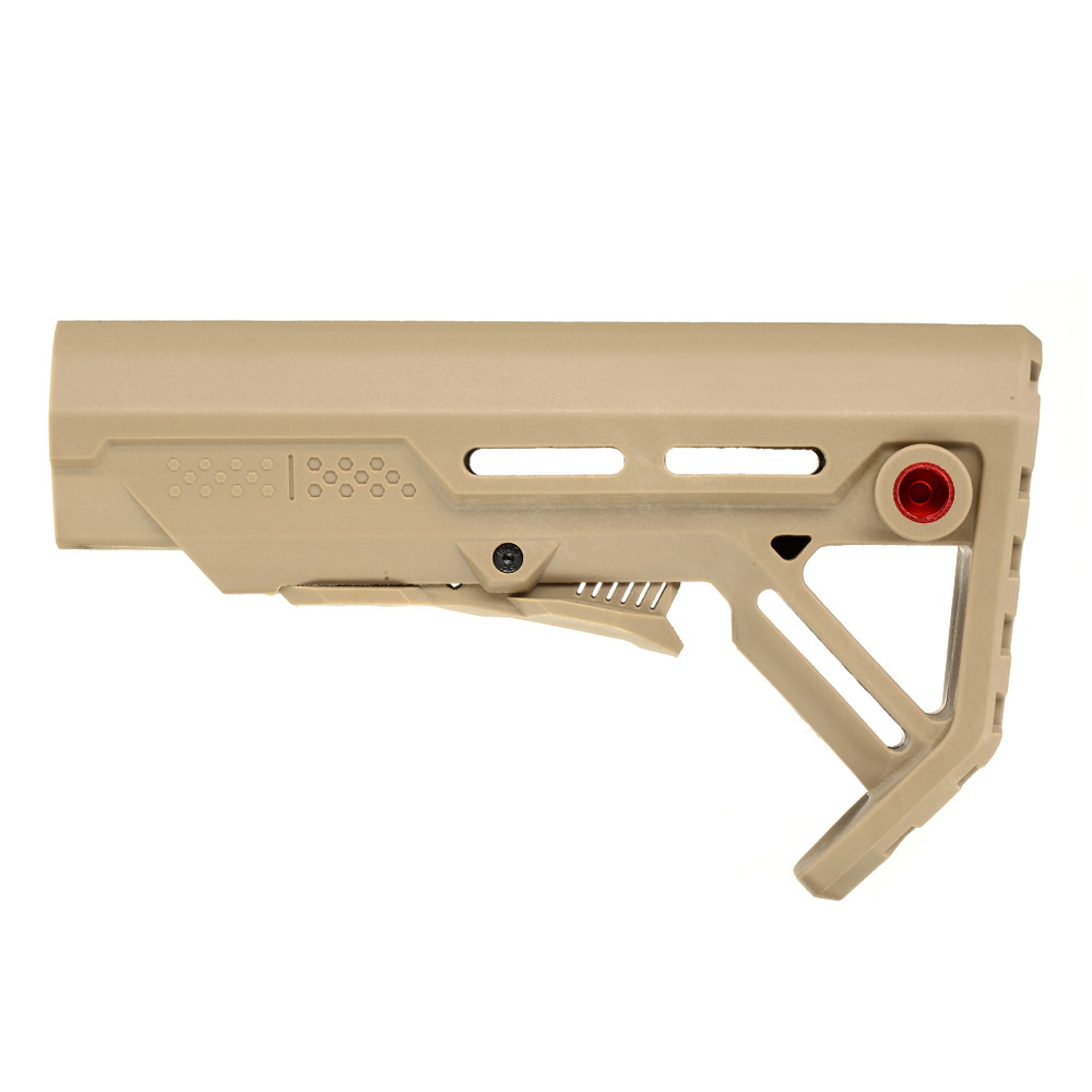 Double Bell M4 Viper Hold Polymer Stock / Schaft Desert Tan Bild 1