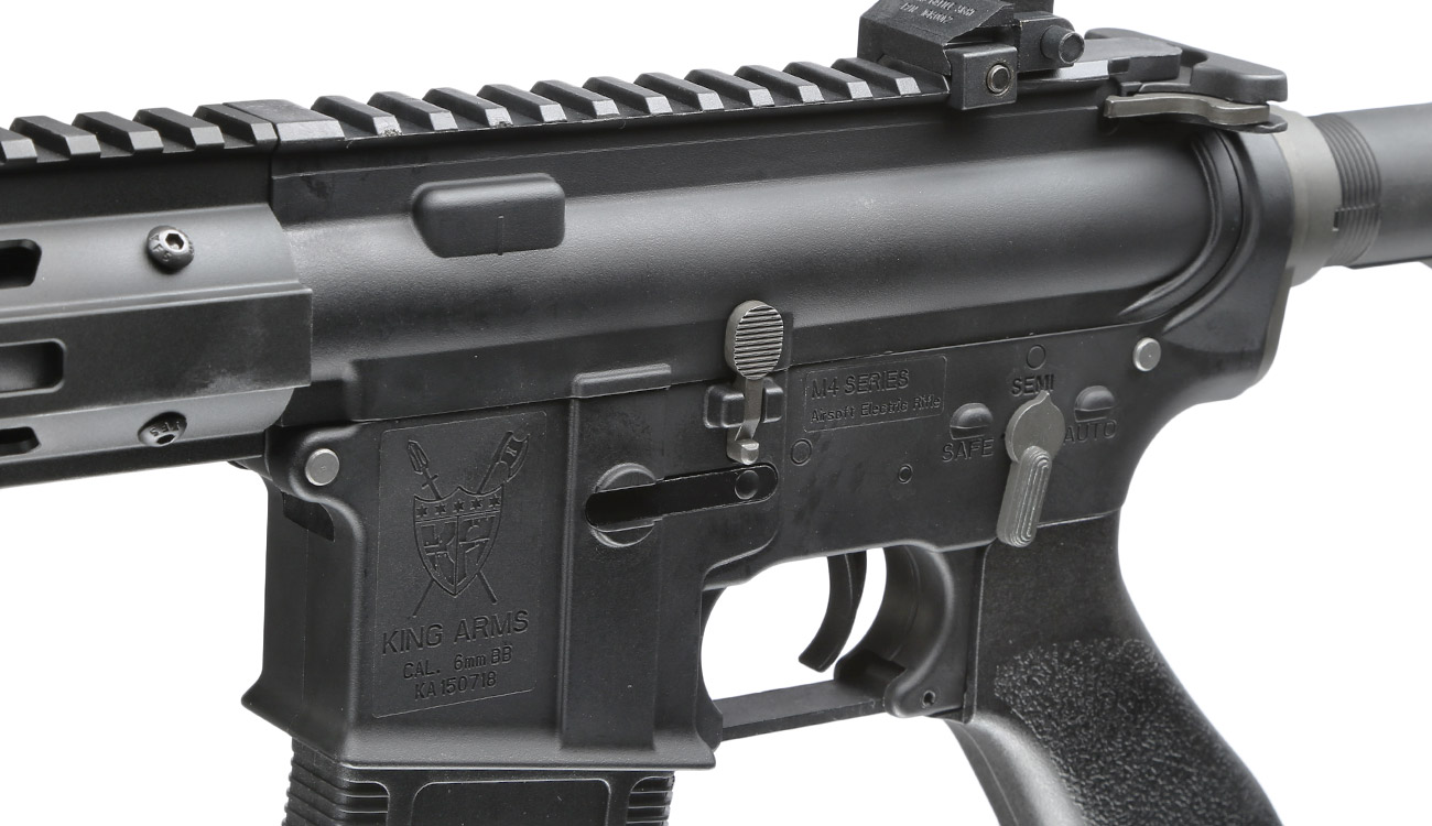 King Arms M4 TWS LOCK CQB Ultra Grade Version II S-AEG 6mm BB schwarz Bild 7