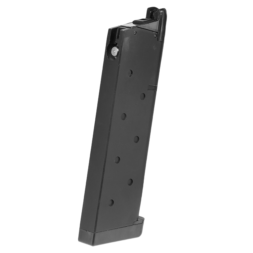 Double Bell M1911 GBB Magazin 27 Schuss MEU-Style schwarz - Softairgas Version Bild 1