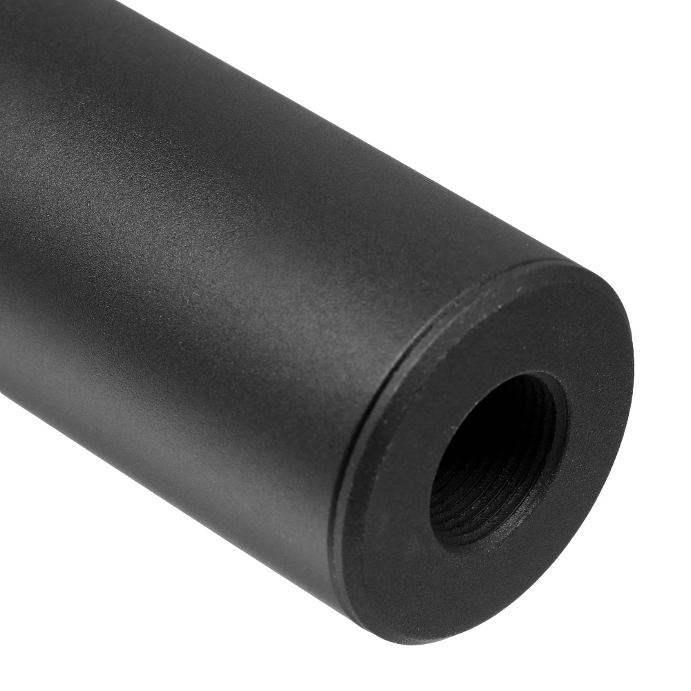 King Arms Light Weight Aluminium Silencer 150 x 30mm 14mm+ / 14mm- schwarz Bild 5