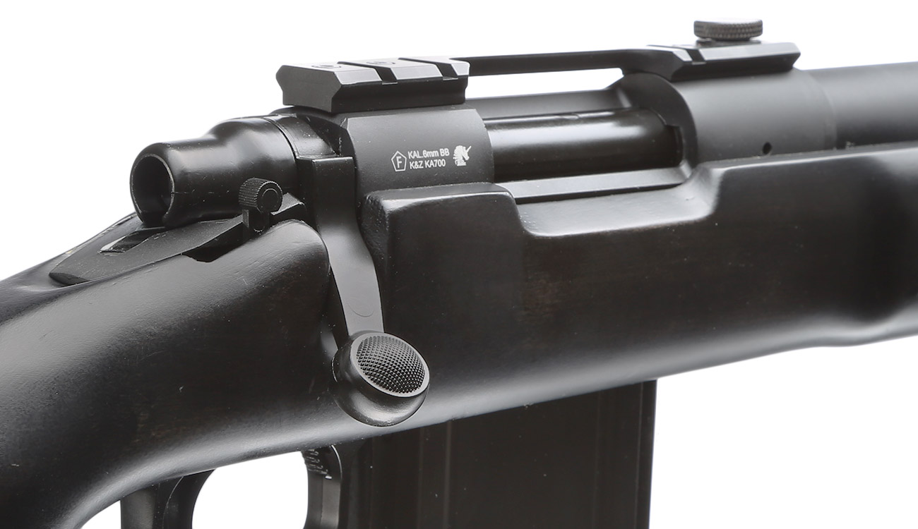 King Arms M700 Police Gas Bolt Action Gewehr Echtholz 6mm BB BlackWood Bild 7