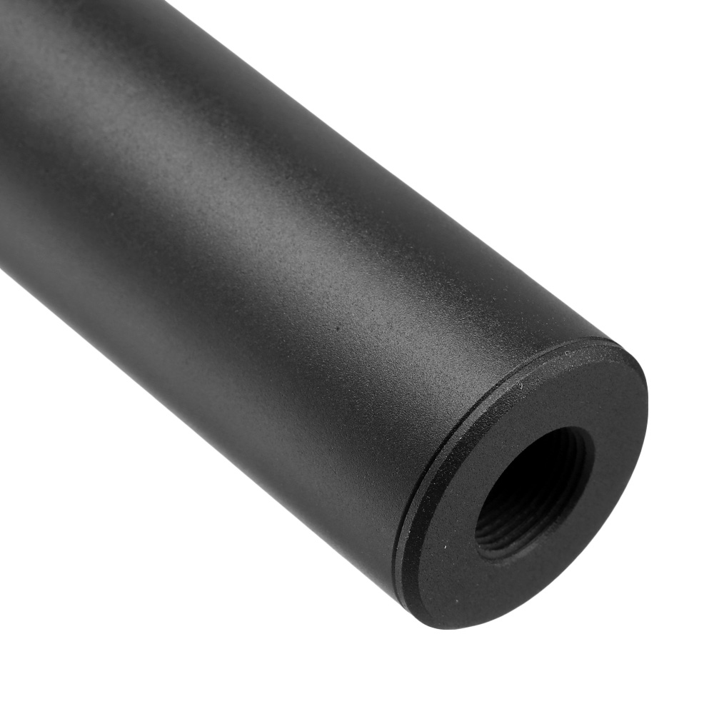 King Arms Light Weight Aluminium Silencer 250 x 30mm 14mm+ / 14mm- schwarz Bild 5