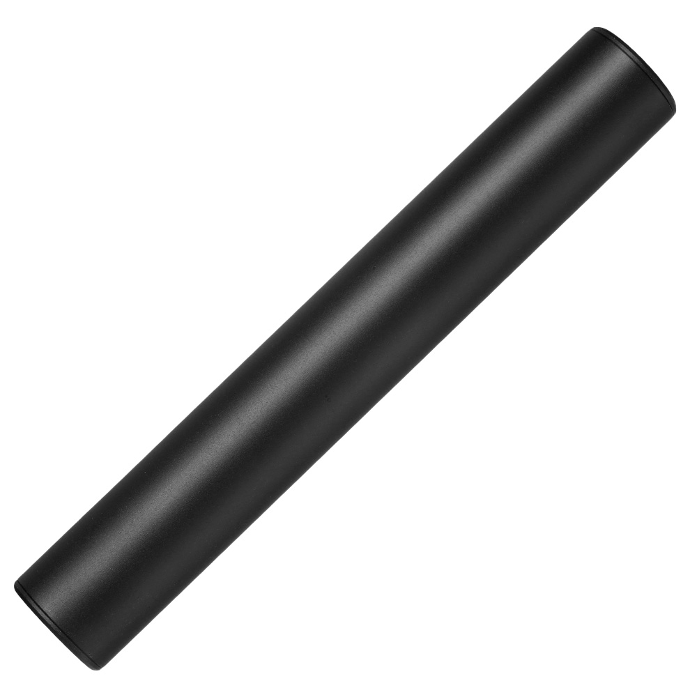 King Arms Light Weight Aluminium Silencer 200 x 30mm 14mm+ / 14mm- schwarz Bild 2